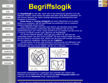 Tablet Screenshot of begriffslogik.de